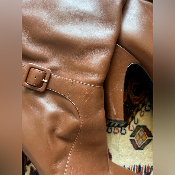 Carlo Pazolini Brown Heeled Knee High Boots, size 40 - Picture 4 of 10